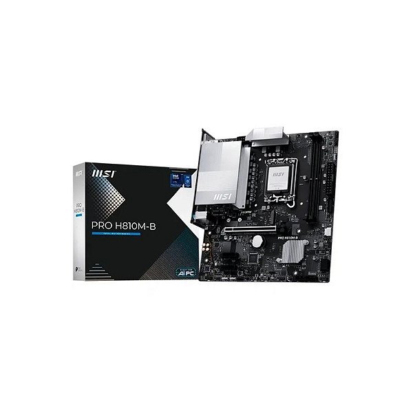 Placa Mãe 1851 MSI H810M-B Pro DDR5/HDMI/DP