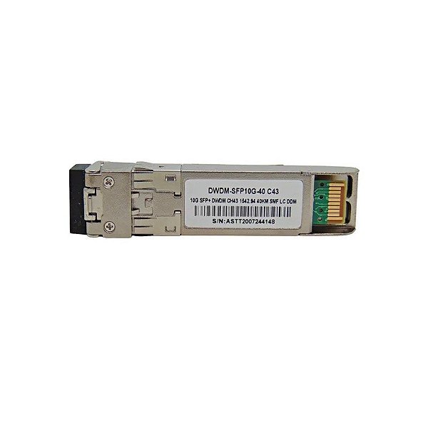 Kit SFP+ 10G 40KM DWDM-SFP10G 1542.94 C43 com Cisco Mux-Demux