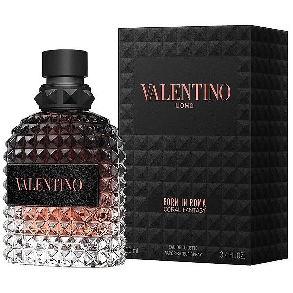 Perfume Valentino Uomo Born In Roma Coral Fantasy EDT 100mL - Masculino