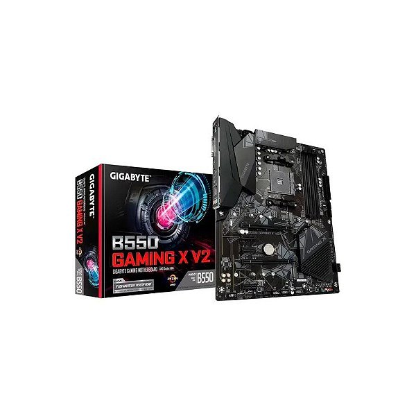 Placa Mãe Gigabyte B550 Gaming X V2 DDR4 Socket AM4 Chipset AMD B550 ATX
