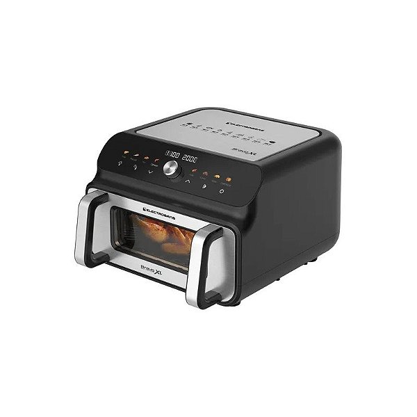 Fritadeira Elétrica Air Fryer Electrobras Bravo EBGAF-12 1900W 12L 220V Preto