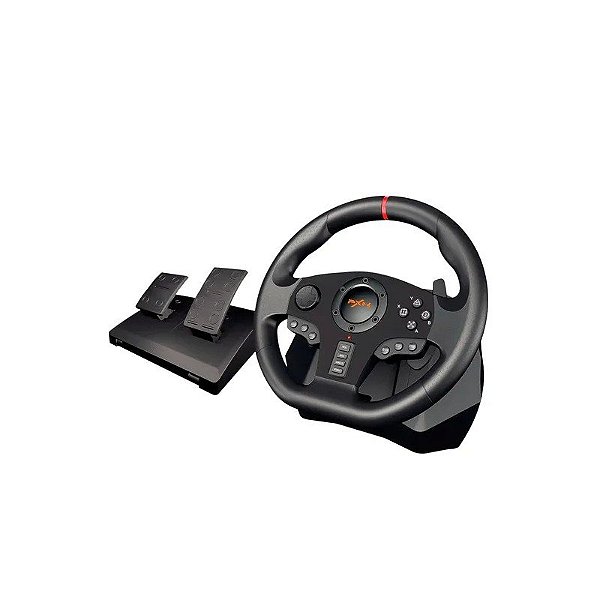 Volante e Pedal V900 para PC / PS3 / PS4 / Xbox One / Xbox Series / Switch - Preto