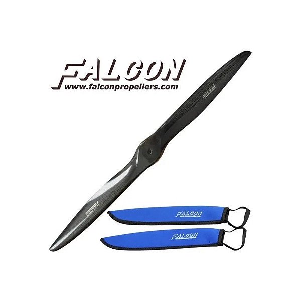 Hélice Falcon 24x8 Fibra de Carbono