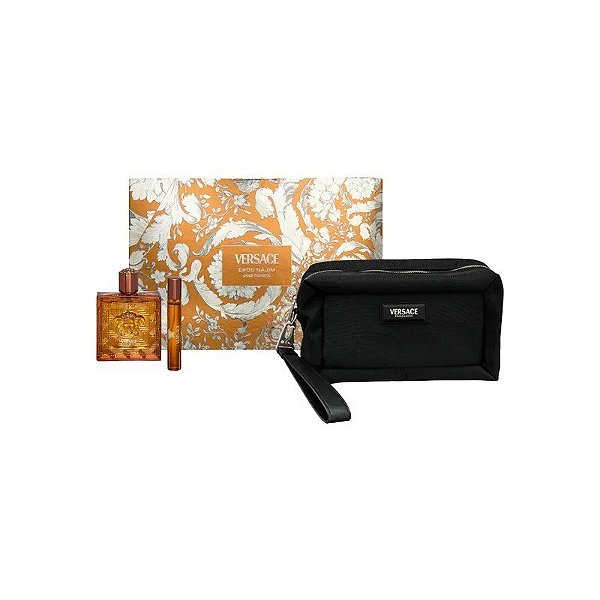Kit Perfume Versace Eros Najim - Perfume - Masculino - 100ML + 10ML + Necessaire