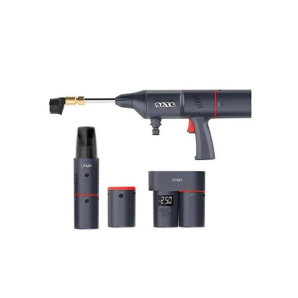 Lavadora de Alta Pressão Portátil Satellite Smart Kit A-BU01 BY-XCJ01 220V-50/60H - Preta