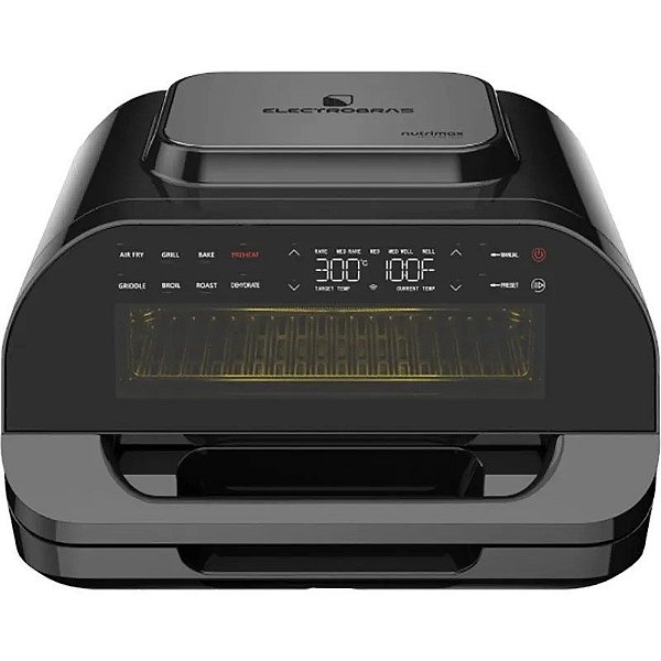 Fritadeira Electrobras EBGAF-11 Nutrimax Grill e Air Fryer 1700W 110V - 60Hz