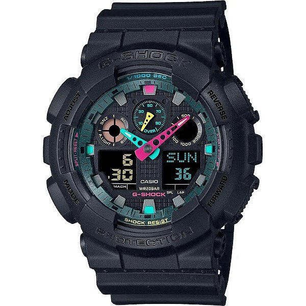 Relógio Casio Analógico GA-100MF-1ADR G-SHOCK - Masculino