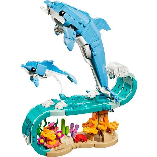 Kit Lego Criador Lindos Golfinhos 3 em 1 - 31378 (542 peças)