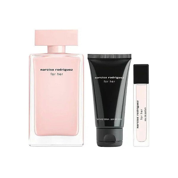 Kit Perfume Narciso Rodriguez For Her Edp - Feminino 3 Peças
