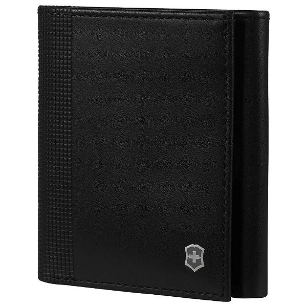 Carteira Victorinox 611574 Altius Alox Tri-Fold Masculina - Preto