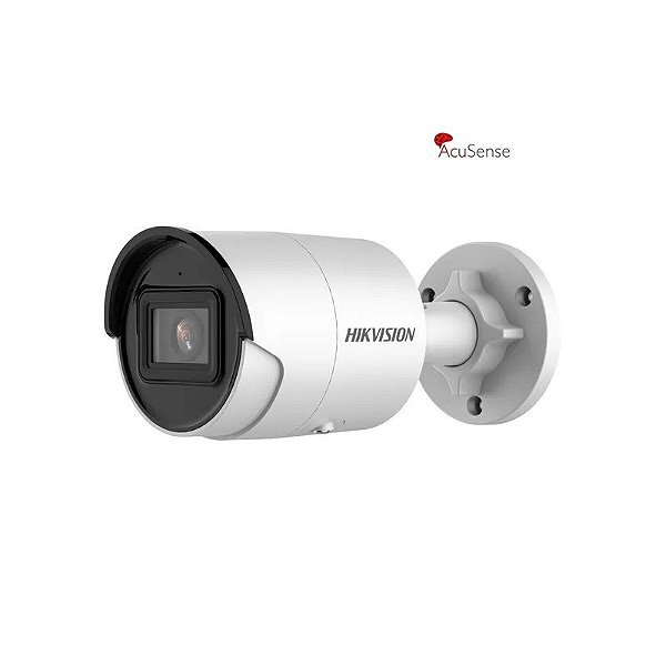 Câmera IP Bullet Hikvision DS-2CD2026G2-Iu 2MP SD 2.8MM Acus