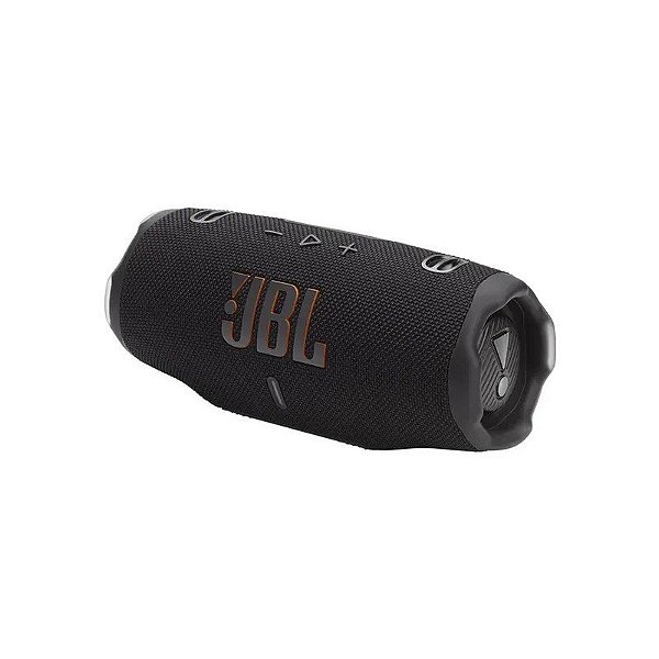 Caixa de som JBL Charge 6 à prova de respingos - Preto