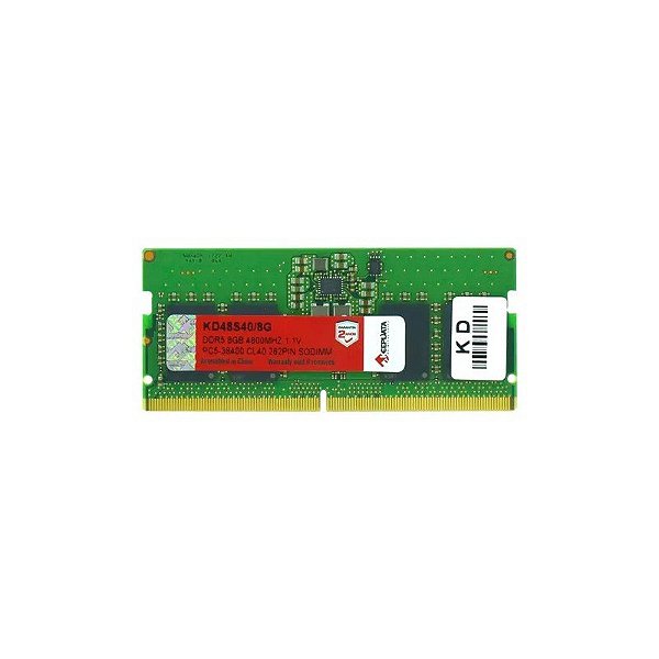 Memória Ram Keepdata KD48S40/8G - 8GB - DDR5 - 4800MHZ - para Notebook