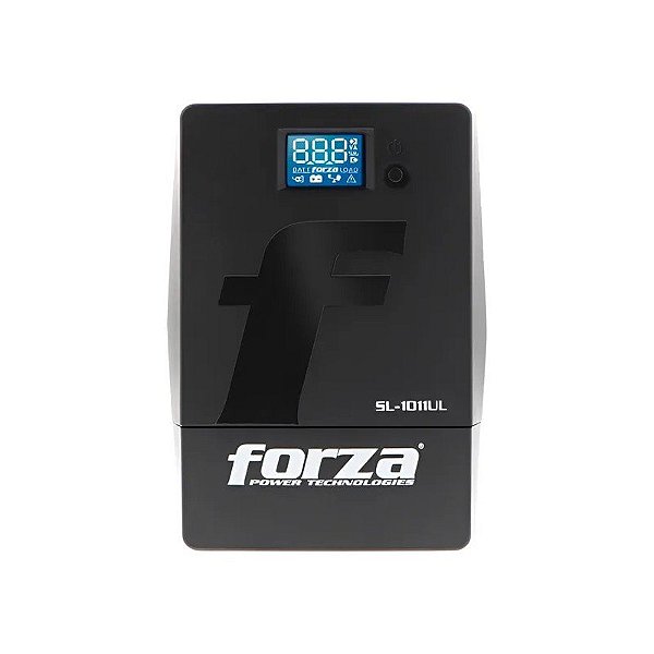 Estabilizador Smart Forza SL-1011UL 8 Saídas USB 500 W 120V - Preto