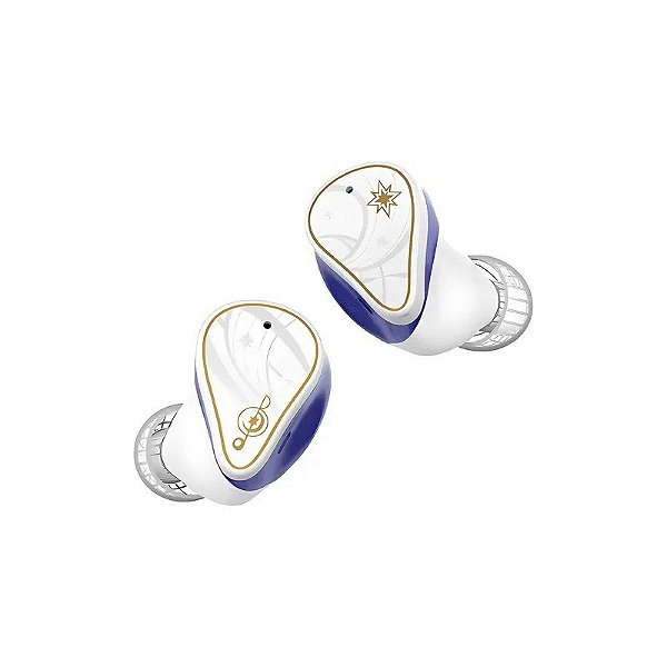 Fone de Ouvido Moondrop Robin Honkai Star Rail Robin's Anc/TWS – Branco/Azul