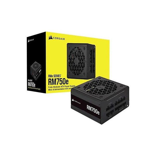 Fonte Corsair 750W RM750E 80PLUS Gold