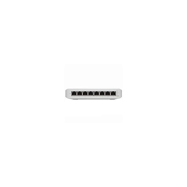 Hub Switch Unifi Ubnt USW-LITE-8-Poe-BR 8 Portas / Gigabit / 52W - Branco