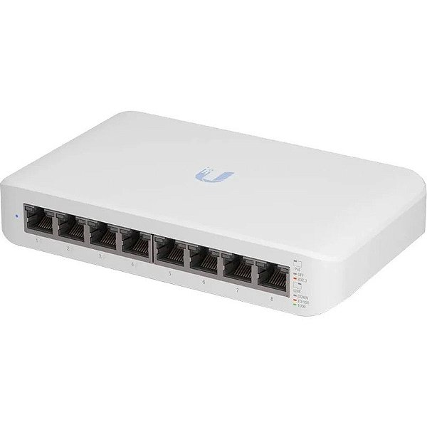 Switch Hub Ubiquiti UniFi USW-LITE-8-POE 8 Portas