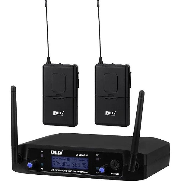 Monitor Sem Fio BLG UHF - UF-2070B K2