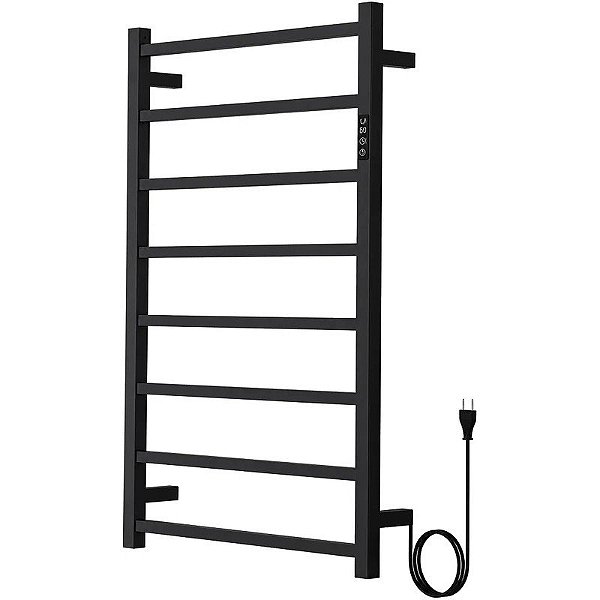 Suporte Térmico Elétrico para Toalhas Joog TWJ2 200W 220V 50Hz Preto