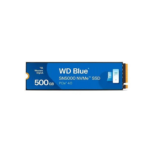 SSD Interno Western Digital SN5000 Nvme M.2 500GB - Azul
