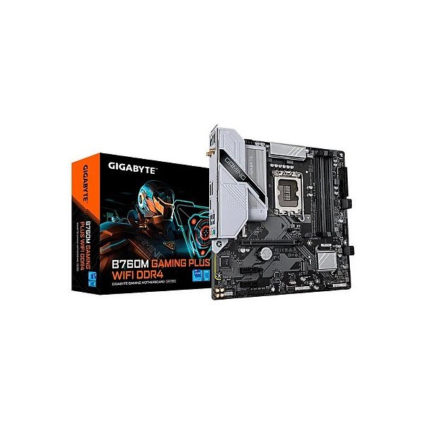 Placa-mãe Gigabyte B760M Gaming Plus Wifi DDR4/HDMI Modelo MB 1700