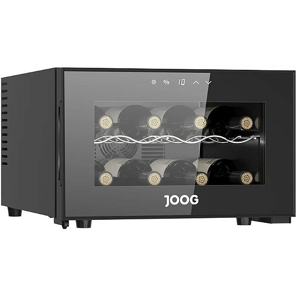 ADEGA CLIMATIZADA PARA VINHOS (para 8 garrafas) Bivolt - Joog Wine Cooler JWCO-23A