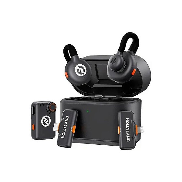 Microfone Hollyland Lark M2S Combo Light/USB-C
