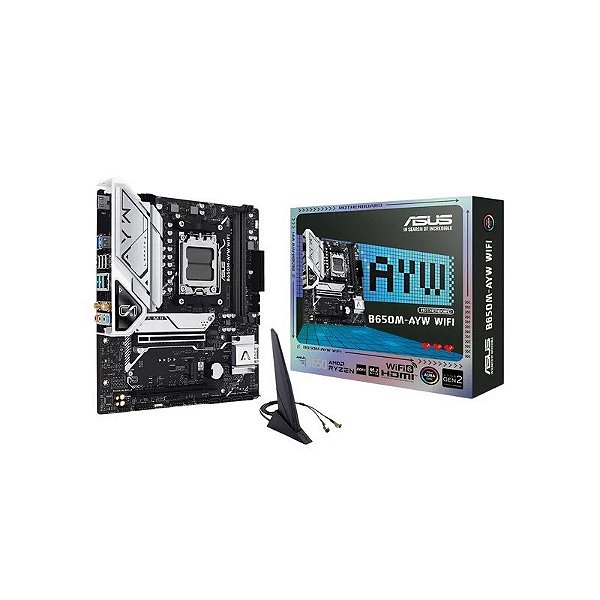Placa-Mãe Asus B650M-Ayw Wifi AM5 DDR5