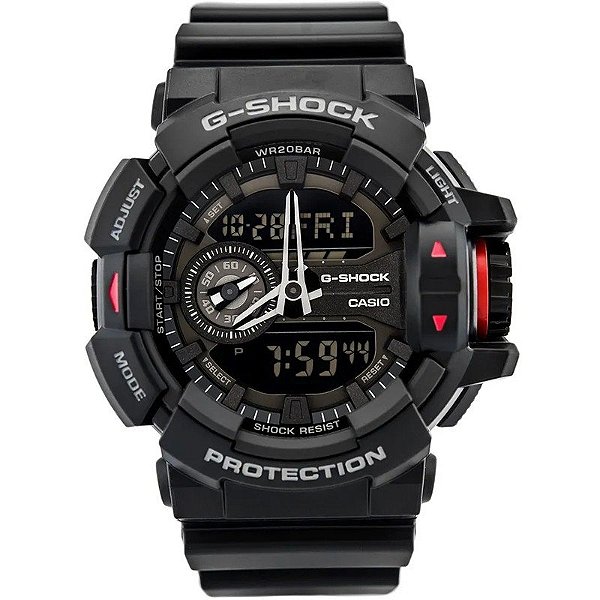 Relógio Masculino Casio G-Shock Analógico/Digital GA-400-1BDR