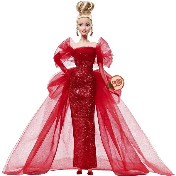 Boneca Barbie Signature 80 Aniversário Mattel - JBJ17