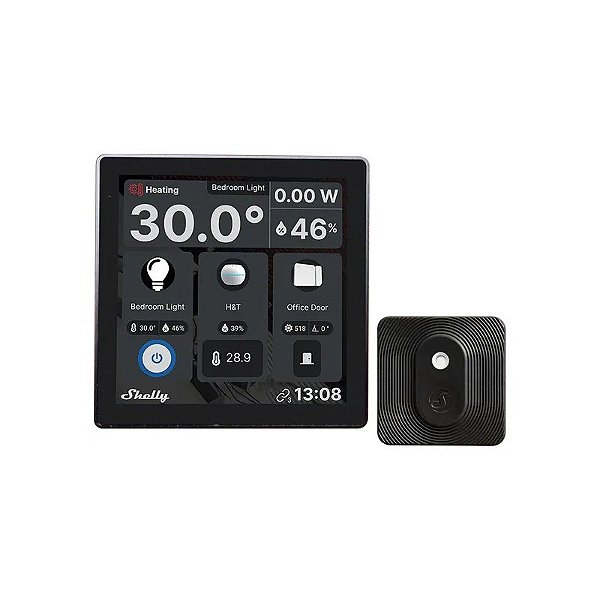 Interruptor Inteligente Shelly Wall Display+Blu H T FG3800235264904 - Preto