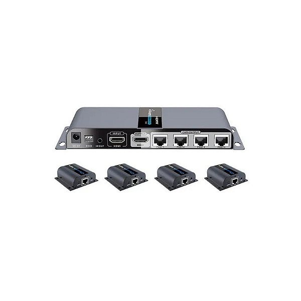 Divisor HDMI Splitter 1X4 40M Poe 1080P 60HZ IU1714PRO