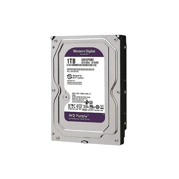 Disco Interno Western Digital Purple WD10PURZ - 1TB - 5400RPM - 3.5