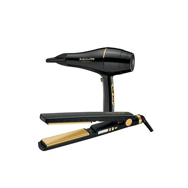 Secador de Cabelo Babylisspro Nano Titanium BBLPP43UZ + Chapinha Iônica e.Limit