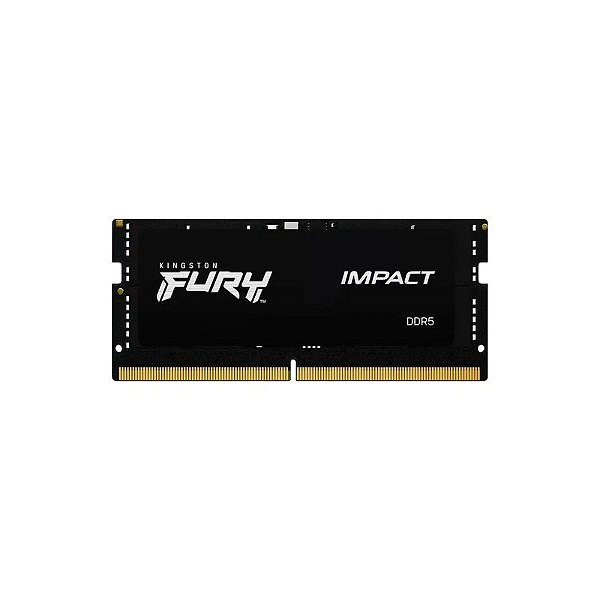 Memória RAM Kingston Fury Impact 8GB DDR5 4800MT/s para Notebook - KF548S38IB-8