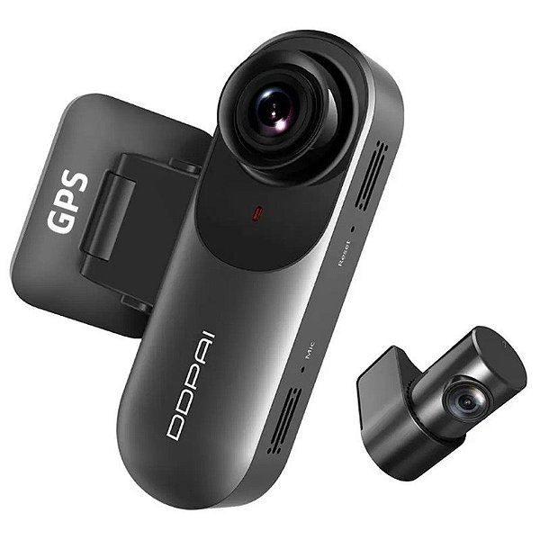 Câmera Automotiva DDPAI mola N3 Pro Dual-Channel Preto