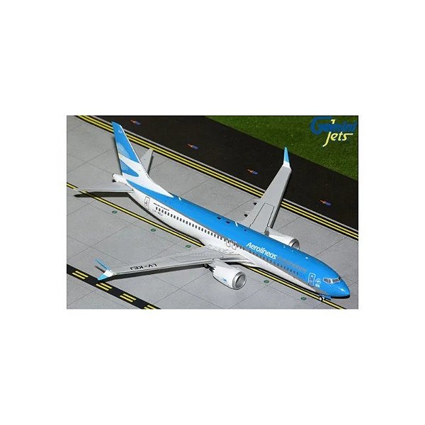 Avião Gemini Jets 1:200 Aerolineas Argentinas B737 Max G2ARG1397