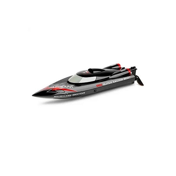 Lancha Wltoys Swordfish RC BLX 55KM/H Preta WL916
