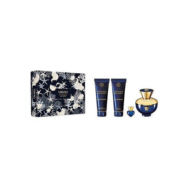 Kit Perfume Versace Dylan Blue Femme Edp - Feminino 4 Peças
