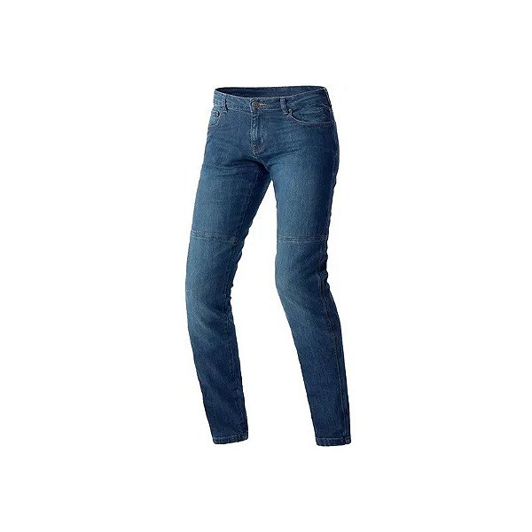Calça para Motociclista Seventy Degrees Calça Jeans SD-PJ14 Slim Masculino - Tamanho XL - Azul