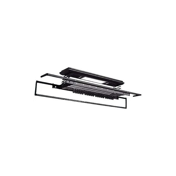 Varal de Teto Elétrico com Luz LED UV Preto MIMI-M989 220V 50Hz