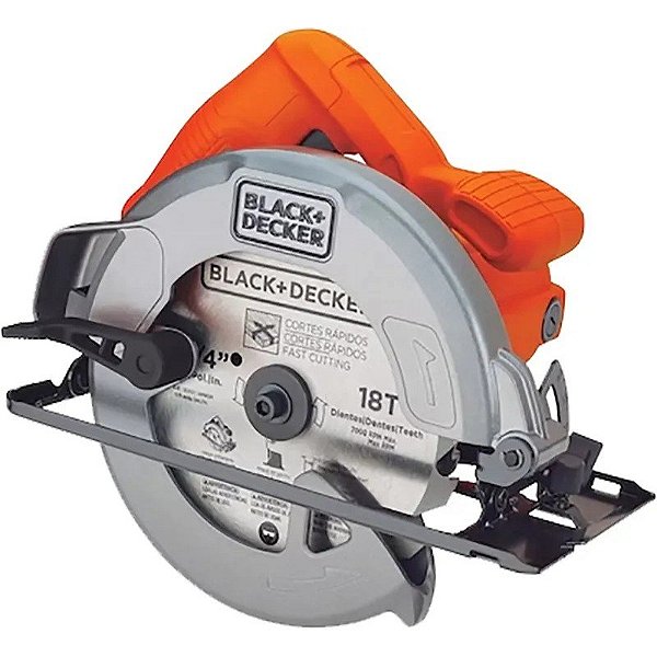 Serra Circular Black+Decker CS1004-B2C 1400W 220V-50Hz