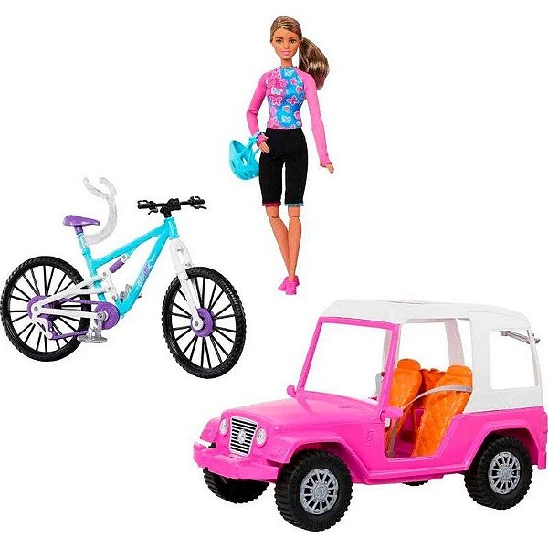Boneca Barbie Veículo & Acessórios Mattel - HKB06