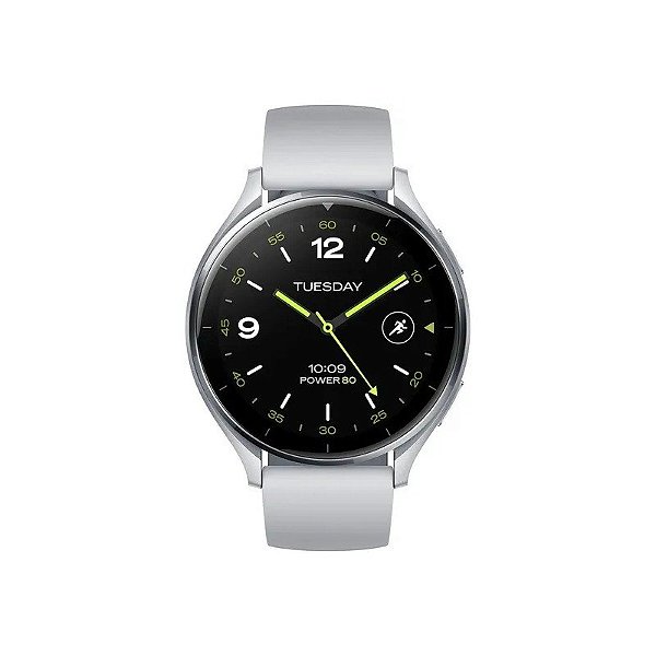 Smartwatch Xiaomi Watch 2 com Estojo Prateado e Pulseira de Tpu Cinza 53601-BHR8034GL-M2320W1