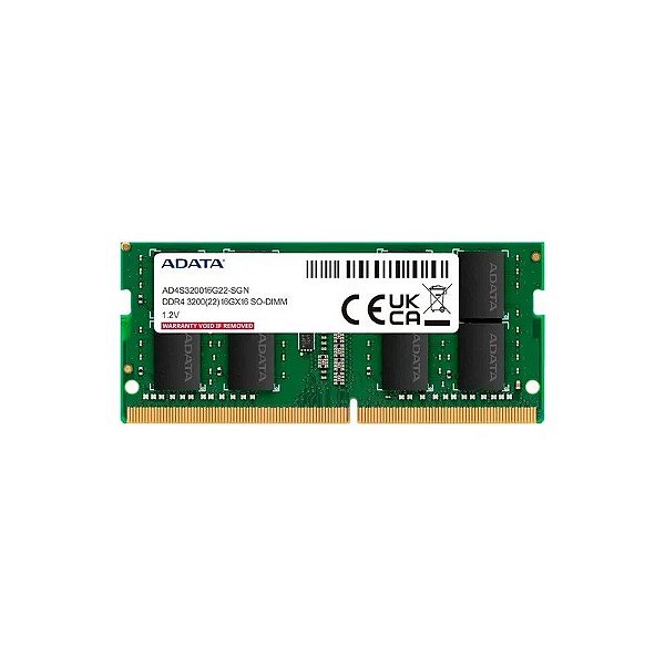 Memória RAM Adata Premier 16GB DDR4 3200MT/s para Notebook - AD4S320016G22-SGN