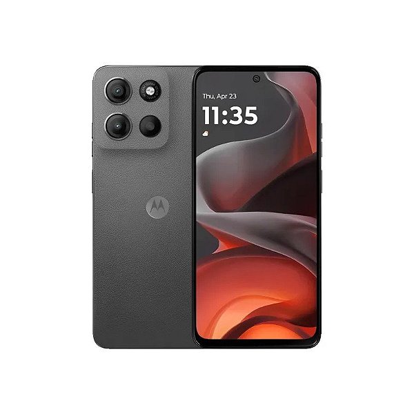 Smartphone Motorola Moto G15 XT2521-2 Dual 128 GB - Cinza com Carregador