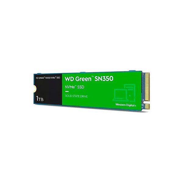 Disco de Estado Sólido Interno WD SN350 Nvme M.2 1 TB Green - WDS100T3G0C