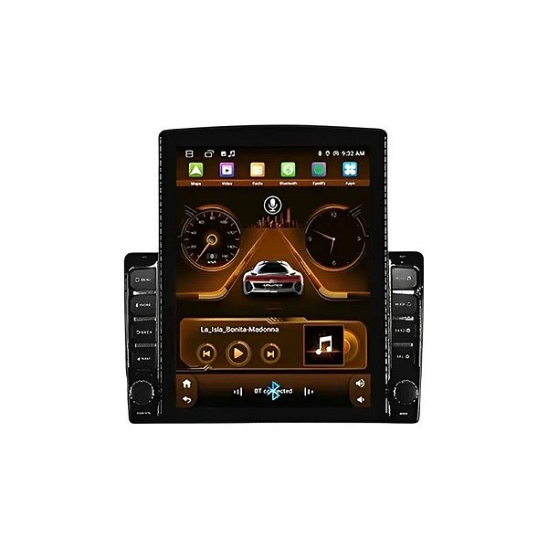 Central Multimídia Hetzer Argon Max 9.7" Com Câmera de Ré