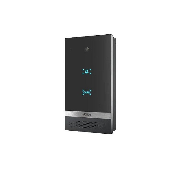 Porteiro de Vídeo Fanvil I61 2 Linhas Câmera SIP 2MP PoE